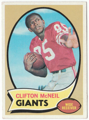 1970 Topps Football #157 Clifton McNeil