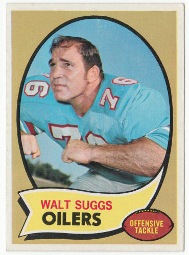1970 Topps Football #204 Walt Suggs front