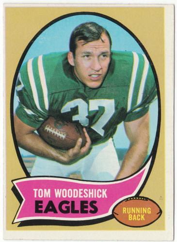 1970 Topps Football #210 Tom Woodeshick