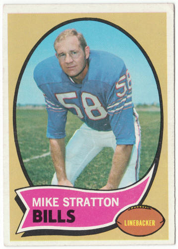 1970 Topps Football #252 Mike Stratton