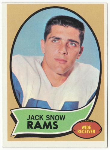 1970 Topps Football #44 Jack Snow