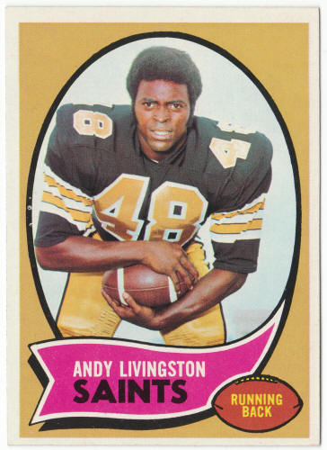1970 Topps Football #46 Andy Livingston