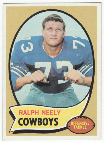 1970 Topps Ralph Neely Rookie Card #4