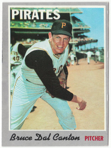 1970 Topps Baseball #52 Bruce Dal Canton