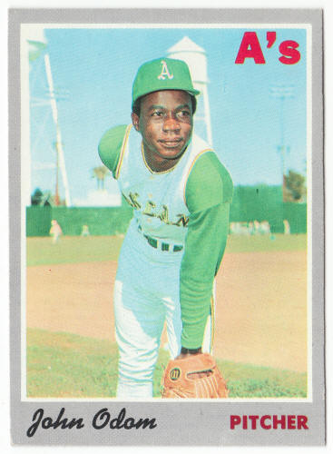 1970 Topps Baseball #55 John Odom