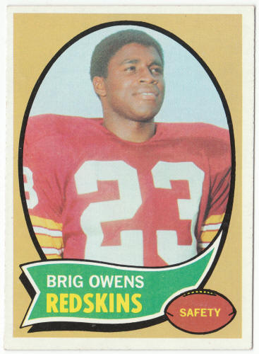 1970 Topps Football #69 Brig Owens