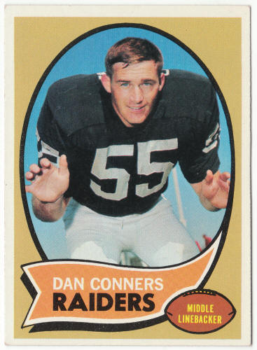 1970 Topps Football #6 Dan Conners Rookie Card