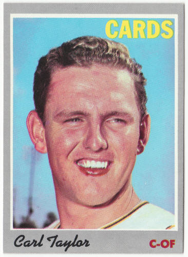 1970 Topps Baseball #76 Carl Taylor