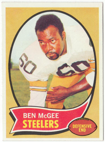 1970 Topps Football #78 Ben McGee