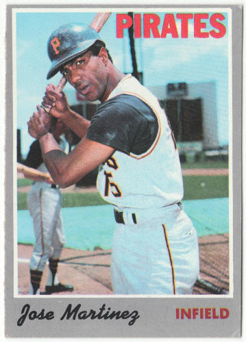 1970 Topps Baseball #8 Jose Martinez Rookie Card