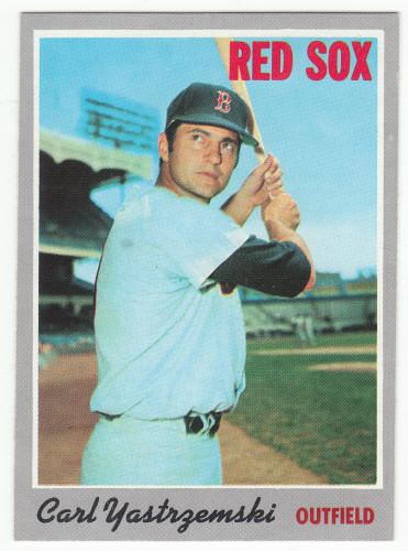1970 Topps 10 Carl Yastrzemski front