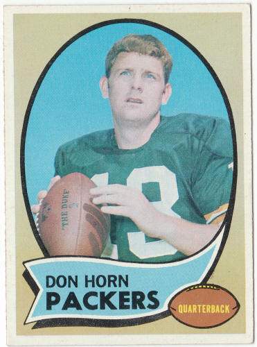 1970 Topps Football #159 Don Horn Rookie Card front