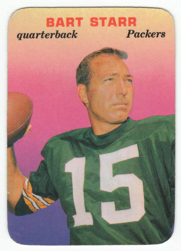 1970 Topps Glossy Insert 9 Bart Starr