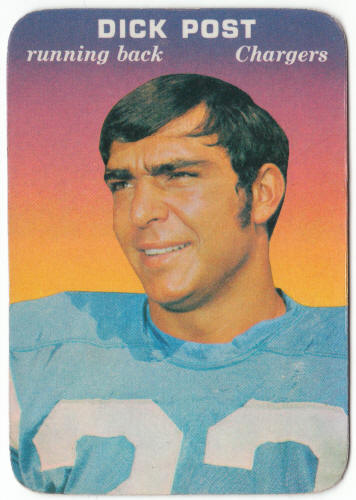 1970 Topps Glossy Insert 33 Dick Post