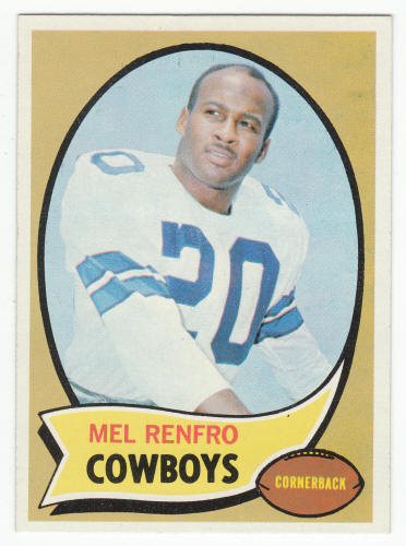 1970 Topps #45 Mel Renfro Football Card front
