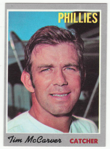 1970 Topps baseball #90 Tim McCarver