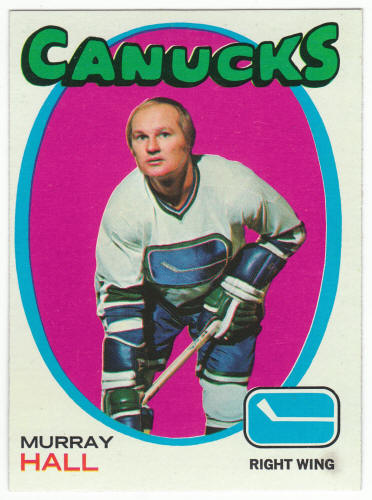 1971-72 Topps Hockey Card #109 Murray Hall