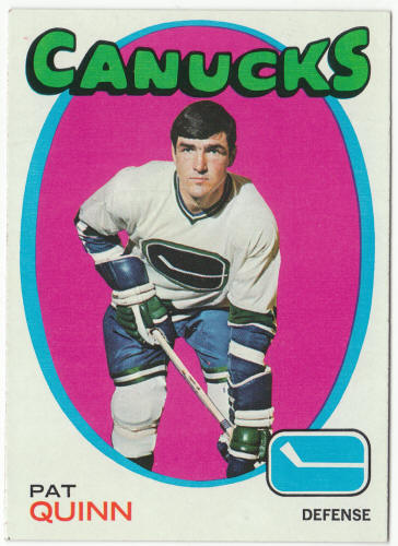 1971-72 Topps Hockey #122 Pat Quinn front