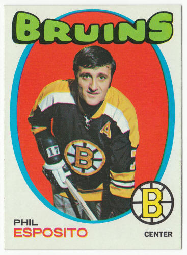 1971-72 Topps Hockey #20 Phil Esposito front
