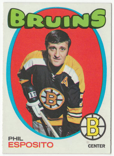 1971-72 Topps Hockey #20 Phil Esposito front