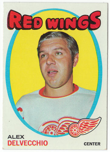 1971-72 Topps Hockey #37 Alex Delvecchio front