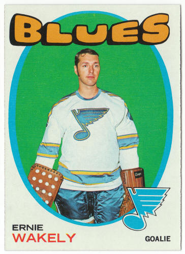 1971-72 Topps Hockey #81 Ernie Wakely