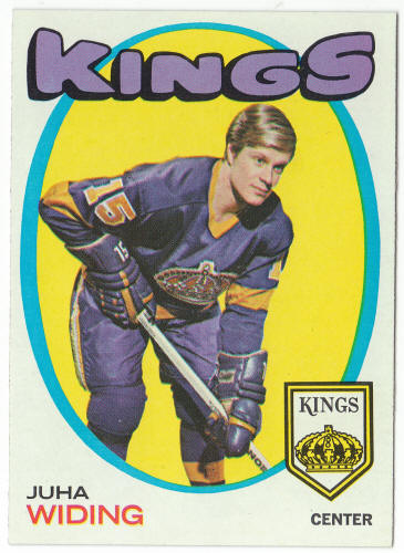 1971-72 Topps Hockey #86 Juha Widing rookie card