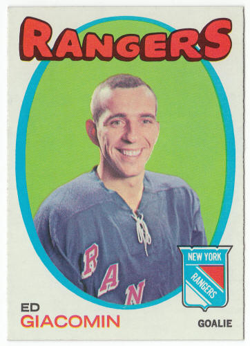 1971-72 Topps Hockey #90 Ed Giacomin front