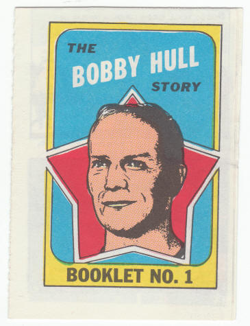 1971-72 Topps Hockey Booklet Bobby Hull #1