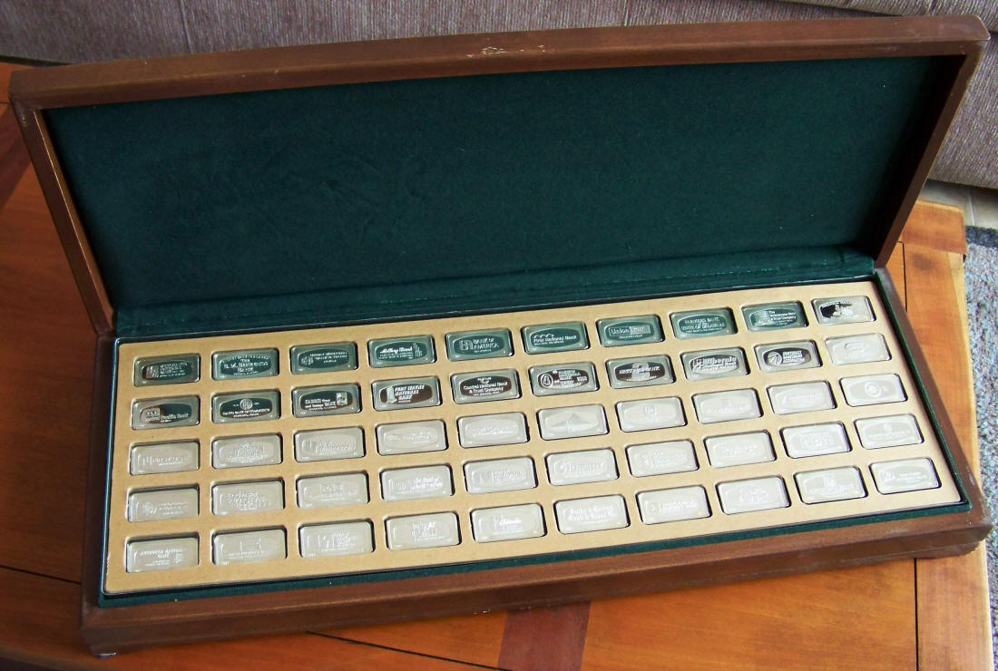 1971 Bankmarked 50 Sterling Silver Ingots