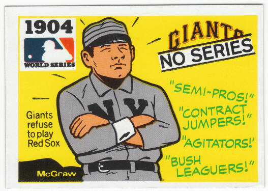 1971 Fleer 1904 World Series Card #2 John McGraw