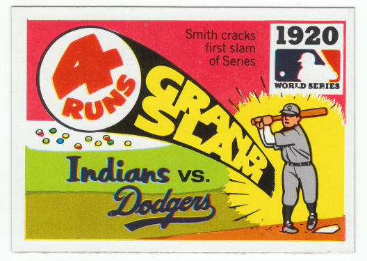 1971 Fleer 1920 World Series Card #18 Elmer Smith