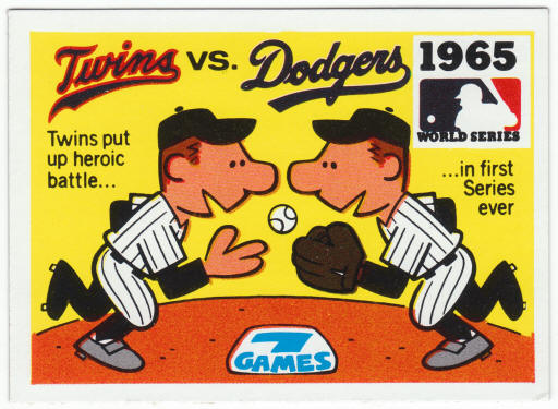 1971 Fleer 1965 World Series Card #63