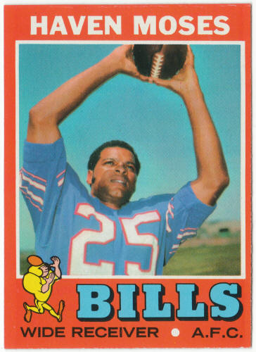 1971 Topps Football #112 Haven Moses