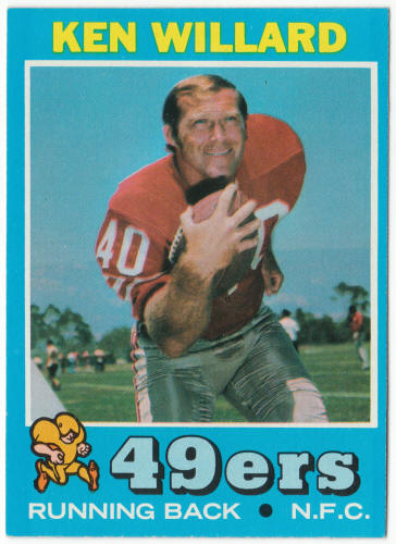 1971 Topps Football #129 Ken Willard