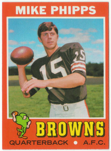 1971 Topps Football #131 Mike Phipps Rookie Card