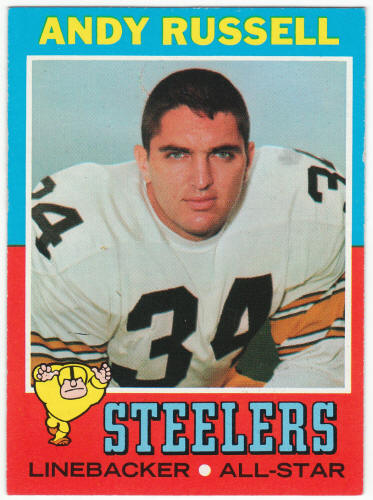 1971 Topps Football #132 Andy Russell