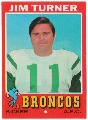 1971 Topps Football #136 Jim Turner