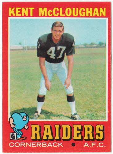 1971 Topps Football #137 Kent McCloughan
