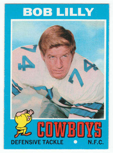1971 Topps Bob Lilly #144 Ex/M front
