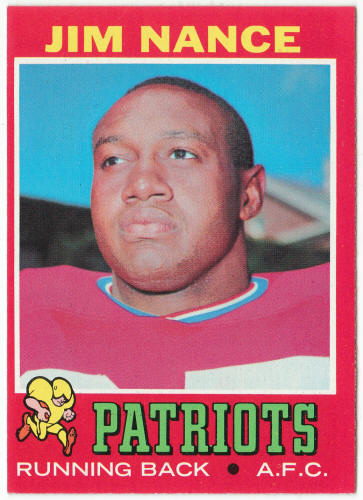 1971 Topps Football #170 Jim Nance