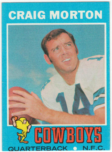 1971 Topps Football #171 Craig Morton
