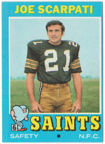 1971 Topps Football #173 Joe Scarpati