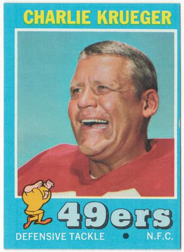 1971 Topps Football #213 Charlie Krueger