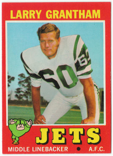 1971 Topps Football #228 Larry Grantham
