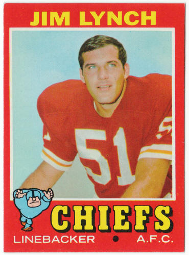 1971 Topps Football #232 Jim Lynch