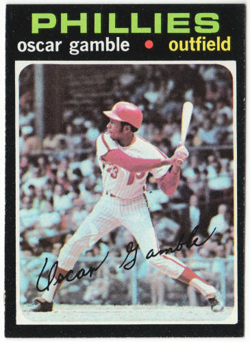 1971 Topps Baseball #23 Oscar Gamble