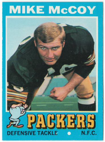 1971 Topps Football #248 Mike McCoy Rookie Card