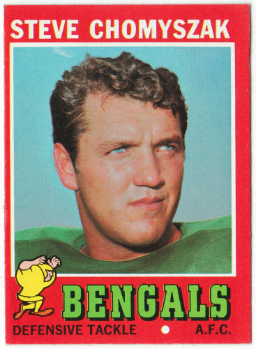 1971 Topps Football #252 Steve Chomyszak Rookie Card