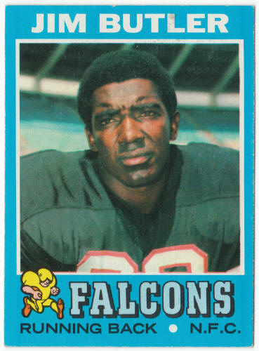1971 Topps Football #2 Jim Butler